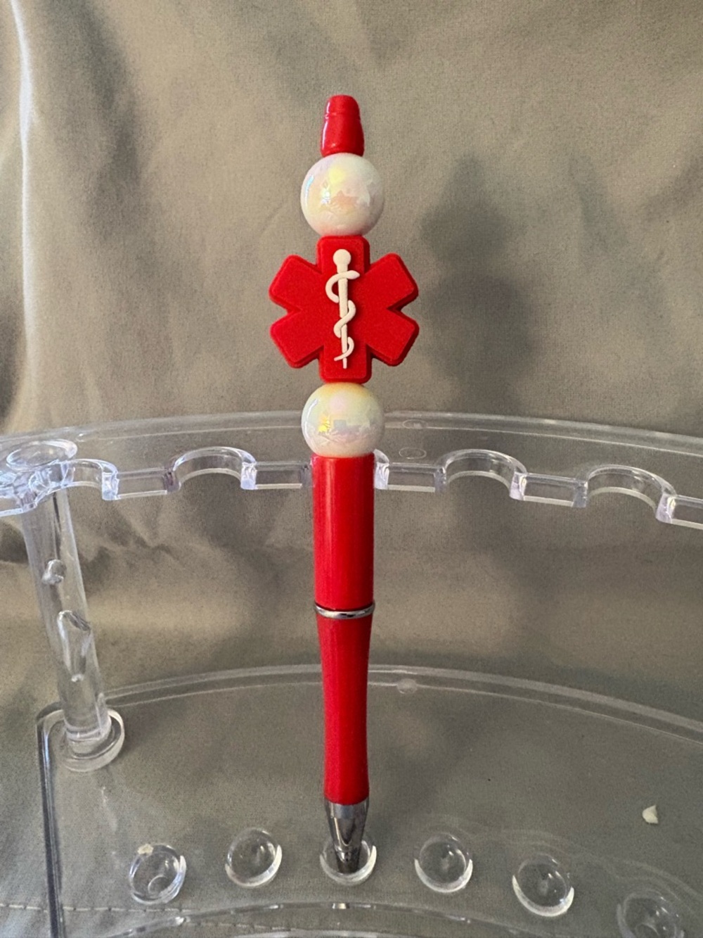 Red Medical Symbol Decorative Ballpoint Pen - Unbranded